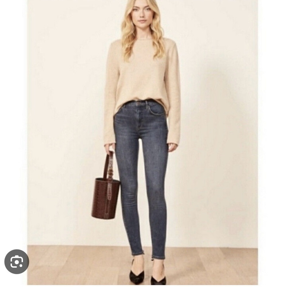 Reformation High Rise Skinny Jean in Havana Wash Women's 28